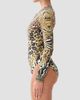 Camilla Women's Leotigra Printed Zip-Front Rashguard Swimsuit - 5