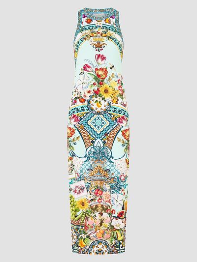 Camilla Women's Magic Of The Mercado Print Jersey Tank Dress
