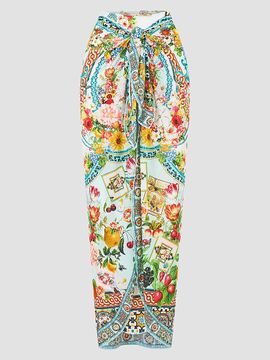 Camilla Women's Magic Of The Mercado Print Long Sarong