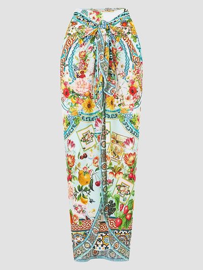 Camilla Women's Magic Of The Mercado Print Long Sarong