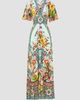 Camilla Women's Magic Of The Mercado Print Silk Maxi Dress - 8