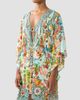 Camilla Women's Magic Of The Mercado Ring-Front Short Caftan - 6