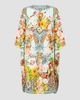 Camilla Women's Magic Of The Mercado Ring-Front Short Caftan - 8