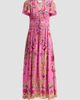 Camilla Women's Matadora Flora Print Silk Tie Midi Dress - 1
