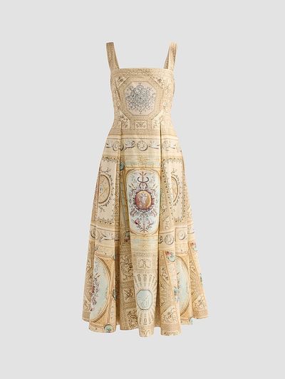 midi linen slip dress L'Agence Mitzy Linen Midi Dress In Icy Lilac main image 1