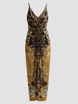 Camilla Women's Museum Memoirs Twist Front Maxi Dress