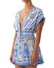 Camilla Women's Ottoman Button-Waist Romper - 2
