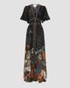 Camilla Women's Palace Zoology Print Silk Tapered-Waist Maxi Dress - 1