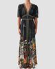 Camilla Women's Palace Zoology Print Silk Tapered-Waist Maxi Dress - 3
