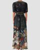 Camilla Women's Palace Zoology Print Silk Tapered-Waist Maxi Dress - 4