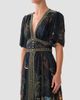 Camilla Women's Palace Zoology Print Silk Tapered-Waist Maxi Dress - 5