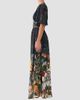 Camilla Women's Palace Zoology Print Silk Tapered-Waist Maxi Dress - 6