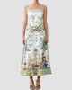 Camilla Women's Printed A-Line Tea-Length Dress - 4