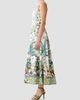 Camilla Women's Printed A-Line Tea-Length Dress - 8