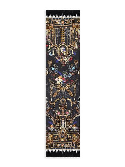 Camilla Women's Printed Tassel-Trim Silk Scarf