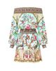 Camilla Women's Sultans-Print Silk Off-the-Shoulder Minidress - 2
