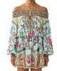 Camilla Women's Sultans-Print Silk Off-the-Shoulder Minidress - 3
