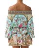 Camilla Women's Sultans-Print Silk Off-the-Shoulder Minidress - 6