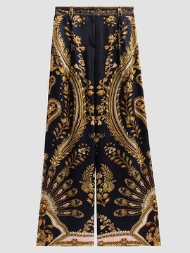 Camilla Women's Taurus Rising Silk Wide-Leg Pants