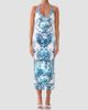 Camilla Women's The Porcelain Parlor Print Jersey Halter Dress - 2
