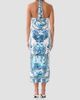 Camilla Women's The Porcelain Parlor Print Jersey Halter Dress - 3