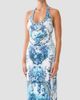 Camilla Women's The Porcelain Parlor Print Jersey Halter Dress - 4