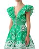 Camilla Women's Tiered Floral Cotton Minidress - 6