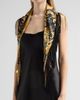 Camilla Women's Triangular Silk Twill Fringe Scarf - 3