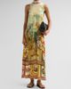 Camilla Women's Va Va Vint Printed A-Line Silk Maxi Dress - 2