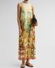 Camilla Women's Va Va Vint Printed A-Line Silk Maxi Dress - 4