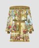 Camilla Women's Wanderlust Empire Print Silk Off-the-Shoulder Mini Dress - 9