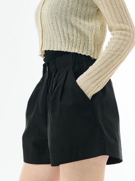 camino Cotton Banding Relaxed Fit Shorts [Black]