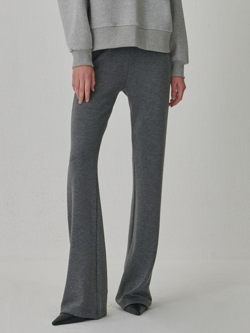 camino Elastic Bootcut Lightweight Pants [Gray]