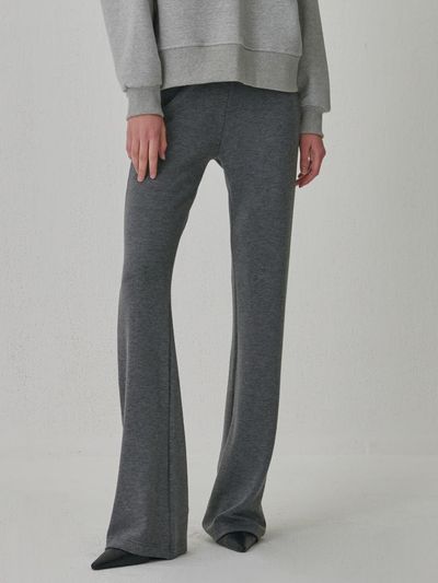 camino Elastic Bootcut Lightweight Pants [Gray]