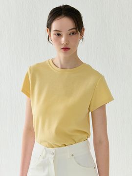 camino Semi Crop T-shirt [Yellow]