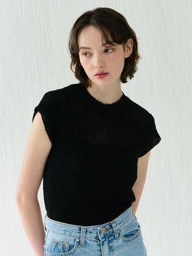 camino Slim Fit Lace T-shirt [Black]