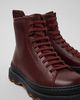 Camper Camper Brutus+ Leather Ankle Boots in Burgundy, Women's at Urban Outfitters - 1