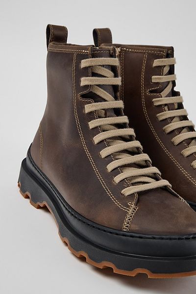 Camper Camper Brutus+ Nubuck Ankle Boots in Washed Brown, Women's at Urban Outfitters