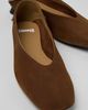 Camper Camper Casi Myra Nubuck Ballerinas Shoe in Brown, Women's at Urban Outfitters - 1