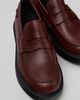 Camper Camper Dean Leather Loafer in Dark Red, Women's at Urban Outfitters - 1