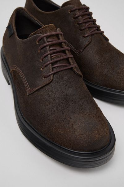Camper Camper Dean Leather Oxford Shoe in Brown, Men's at Urban Outfitters