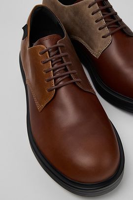Camper Camper Dean Twins Leather Oxford Shoe in Brown, Men's at Urban Outfitters