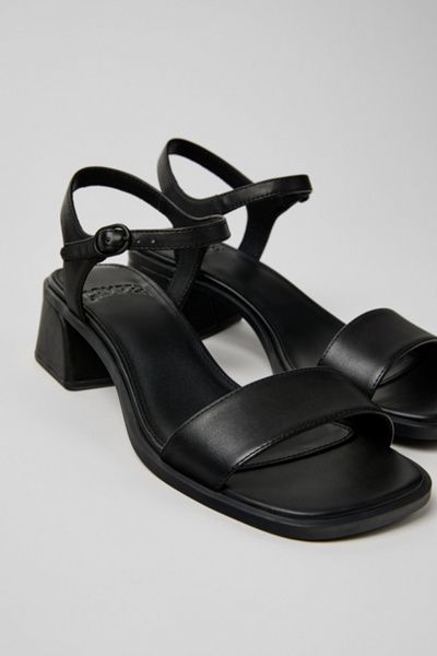Camper Camper Kora Leather Sandal in Black, Women's at Urban Outfitters
