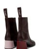 Camper Camper Kora Twins Leather Zip Up Boot - 2
