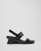 Camper Camper Louise Leather 2-Strap Sandal in Black, Women's at Urban Outfitters - 2