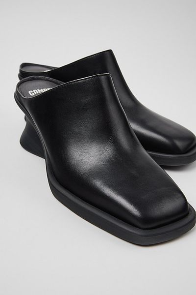 Camper Camper Louise Wedged Mules in Black, Women's at Urban Outfitters