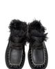 Camper Camper Mil-1978 Leather Mule with Genuine Shearling Trim - 3