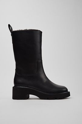Camper Camper Milah Leather High Boots in Black, Women's at Urban Outfitters