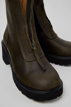 Camper Camper Milah Nubuck Ankle Boots in Green, Women's at Urban Outfitters