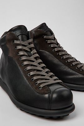 Camper Camper Pelotas Leather Ankle Boot in Black, Men's at Urban Outfitters